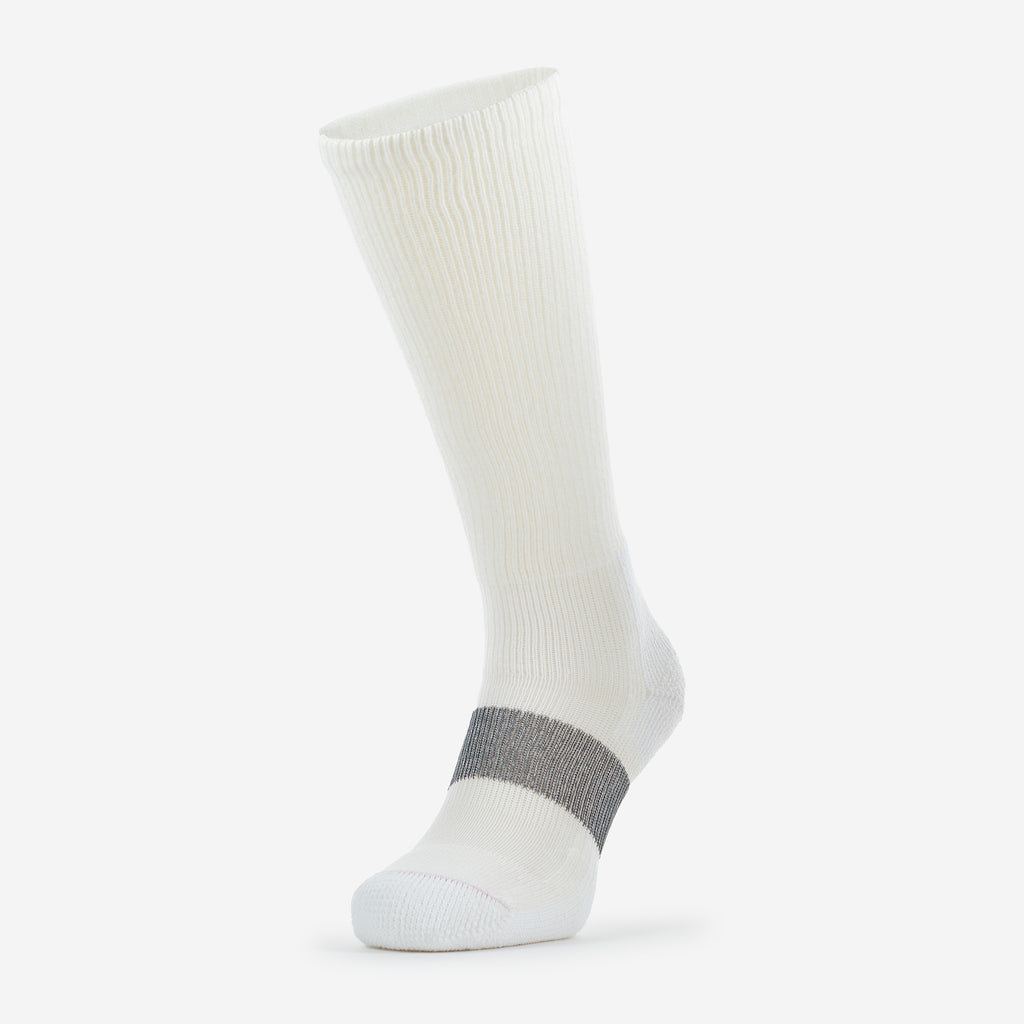 Thorlo Moderate Cushion Over-Calf Work Boot Support Socks | #color_white