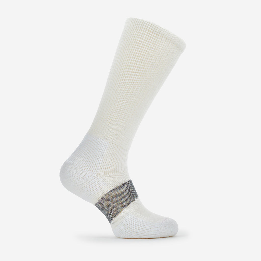 Thorlo Moderate Cushion Over-Calf Work Boot Support Socks | #color_white