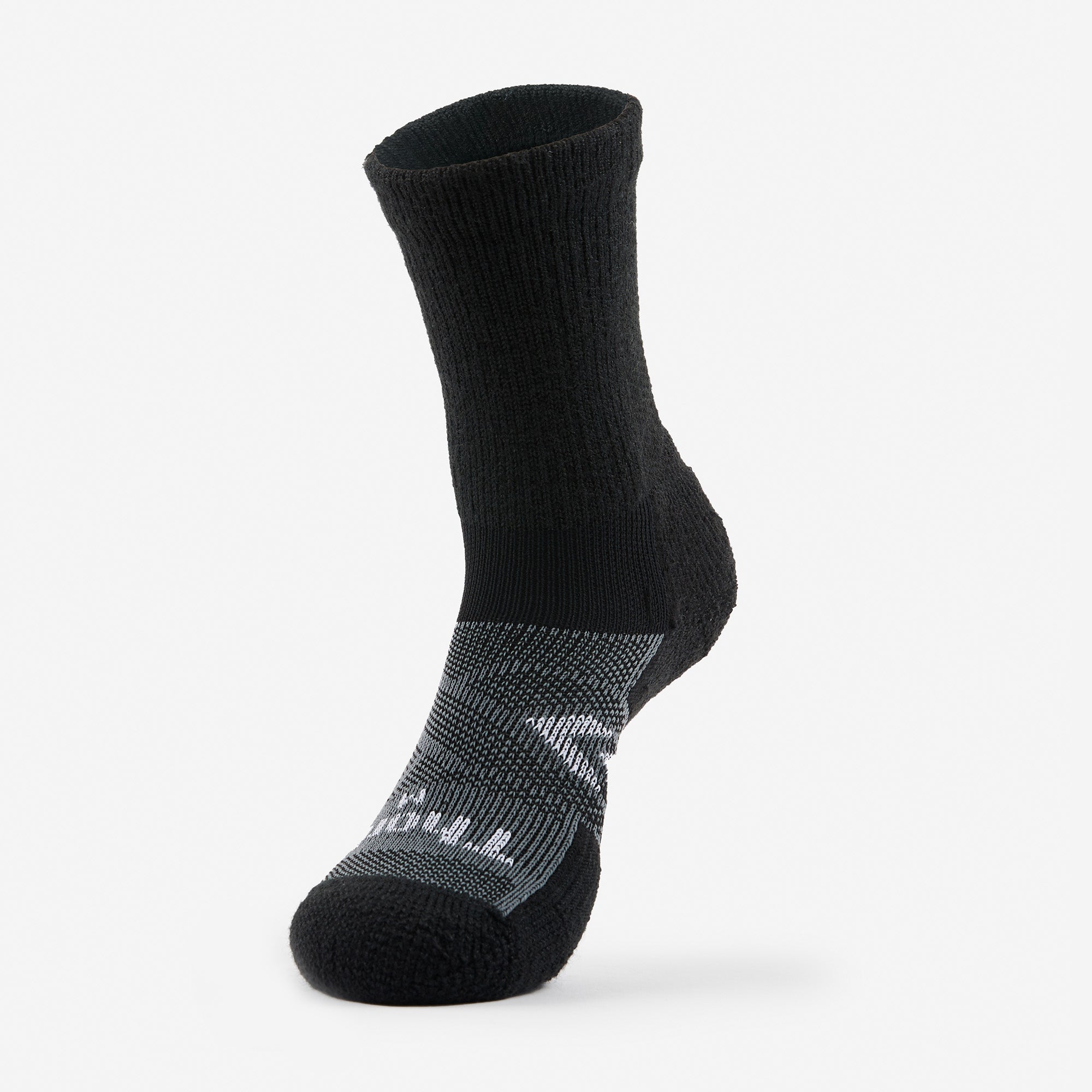 6 Pairs Of Men's Performance Cotton Crew Socks - Cushioned, Moisture-Wicking Athletic Socks For Sports & Casual Wear