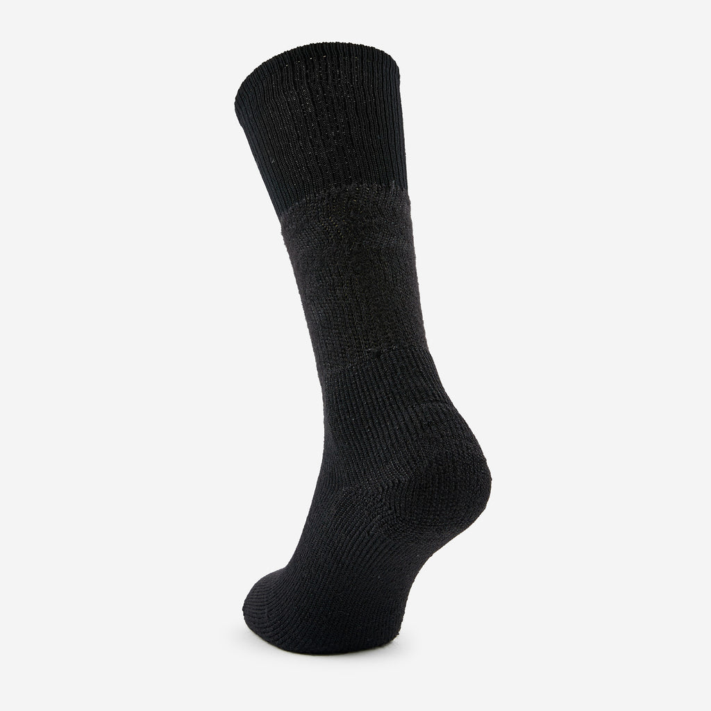 Thorlo Moderate Cushion Over-Calf Work Socks | #color_black