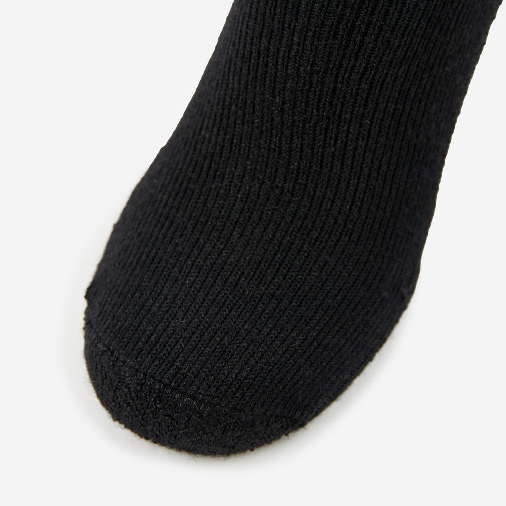 Thorlo Moderate Cushion Over-Calf Work Socks | #color_black