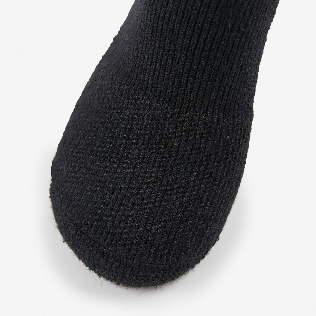 Thorlo Moderate Cushion Mid-Calf Steel Toe Work Boot Socks | #color_black