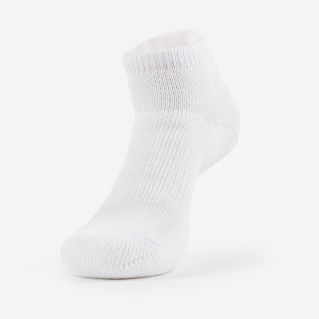 Thorlo Moderate Cushion Low-Cut Walking Socks (3 Pairs) | #color_white