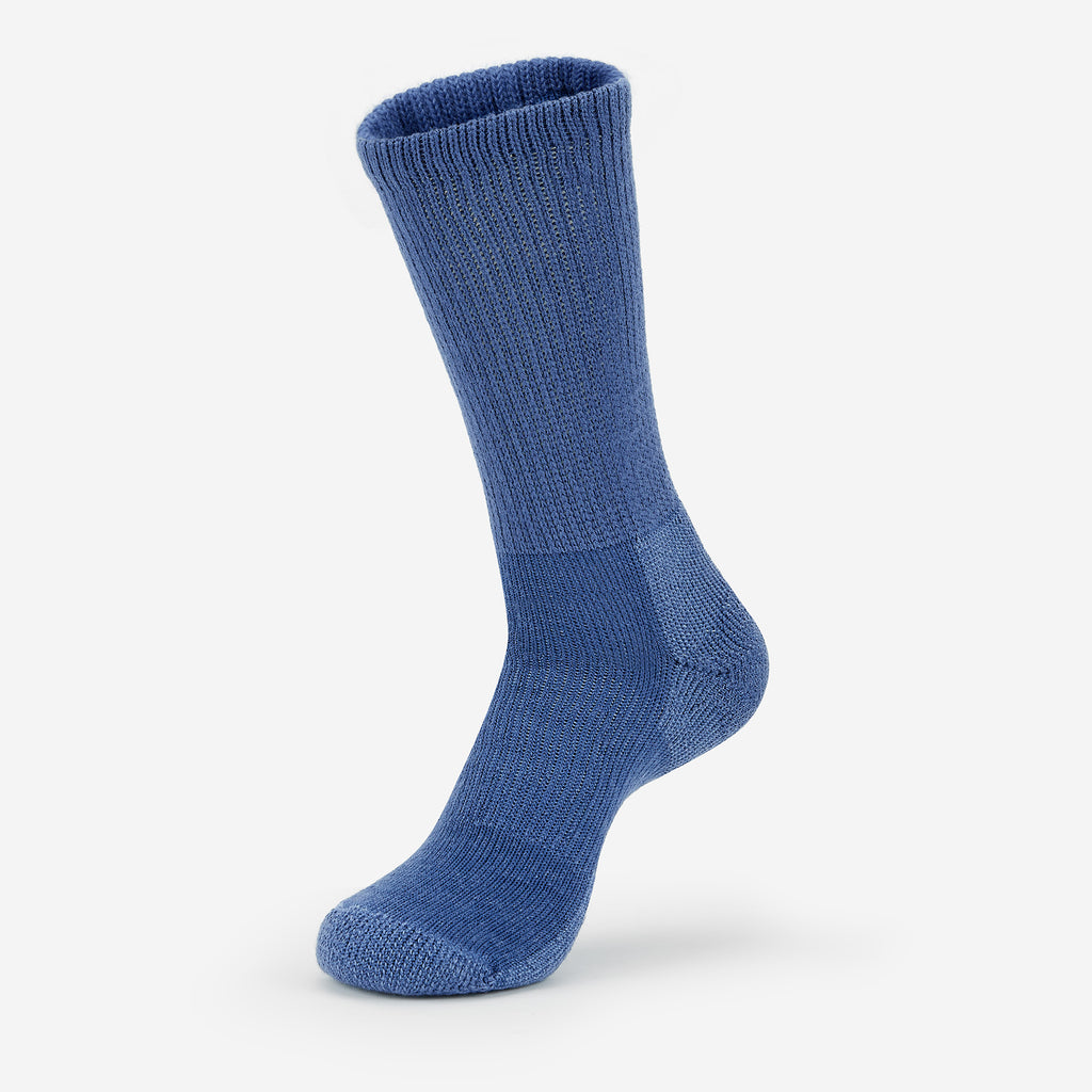 Thorlo Moderate Cushion Crew Walking Socks | #color_Denim