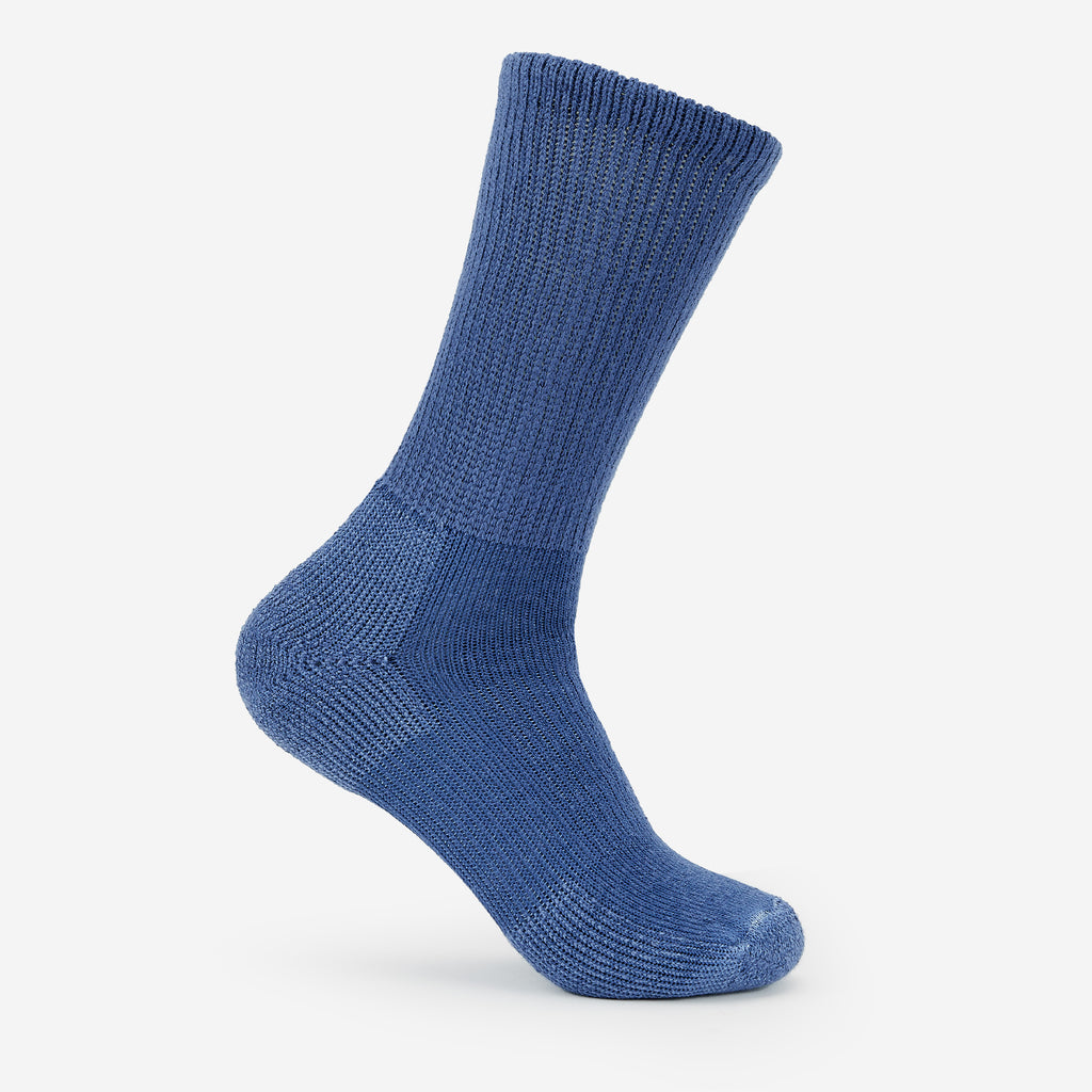 Thorlo Moderate Cushion Crew Walking Socks | #color_Denim