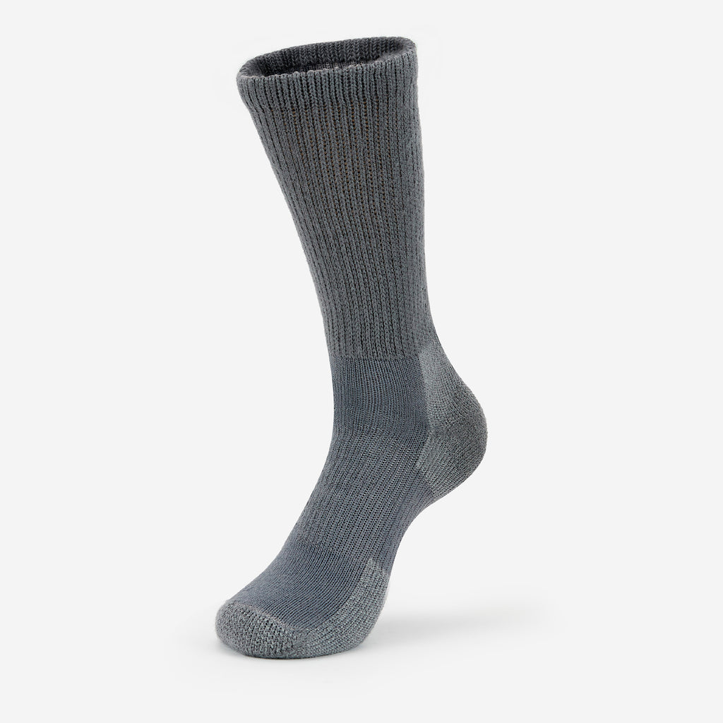 Thorlo Moderate Cushion Crew Walking Socks | #color_Grey