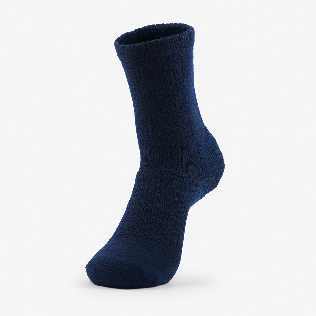 Thorlo Moderate Cushion Crew Walking Socks (6 Pairs) | #color_navy