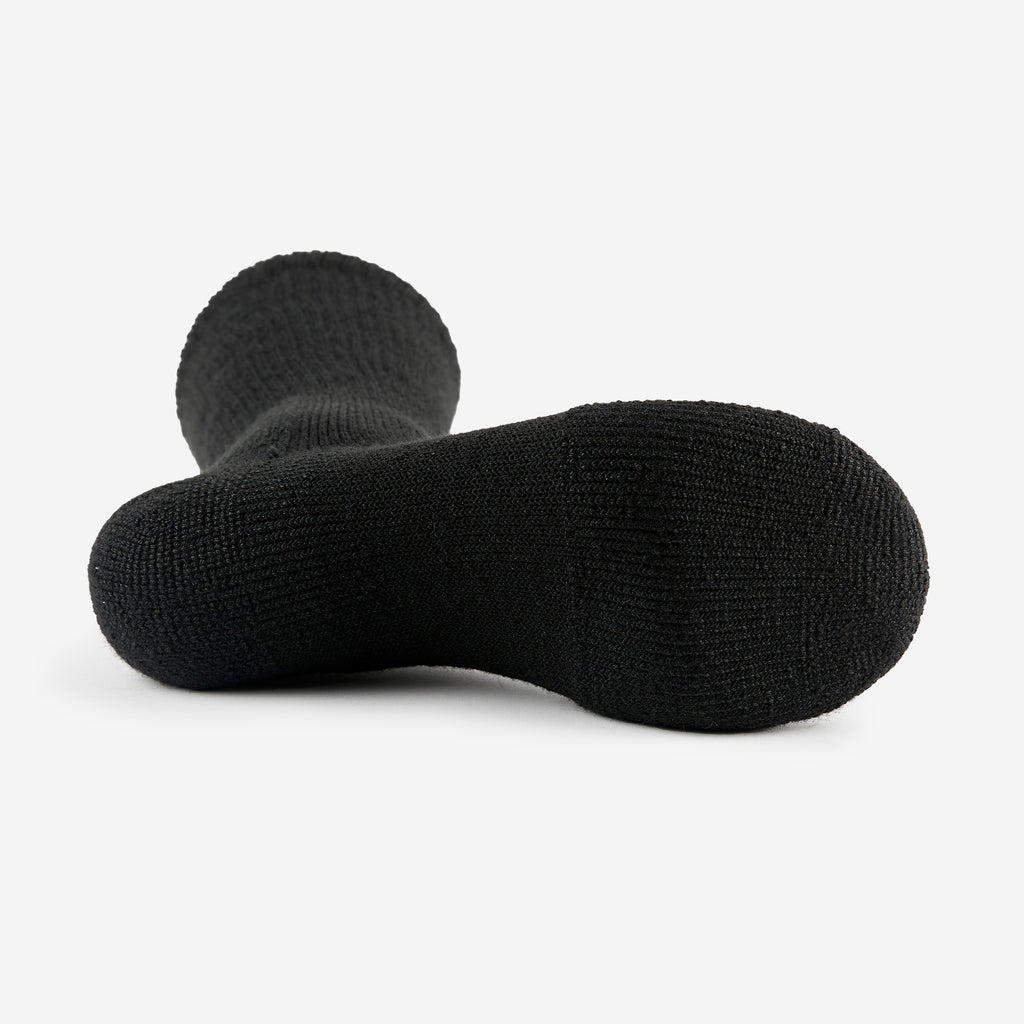 Thorlo Maximum Cushion Crew Running Socks (3 Pack) | #color_black