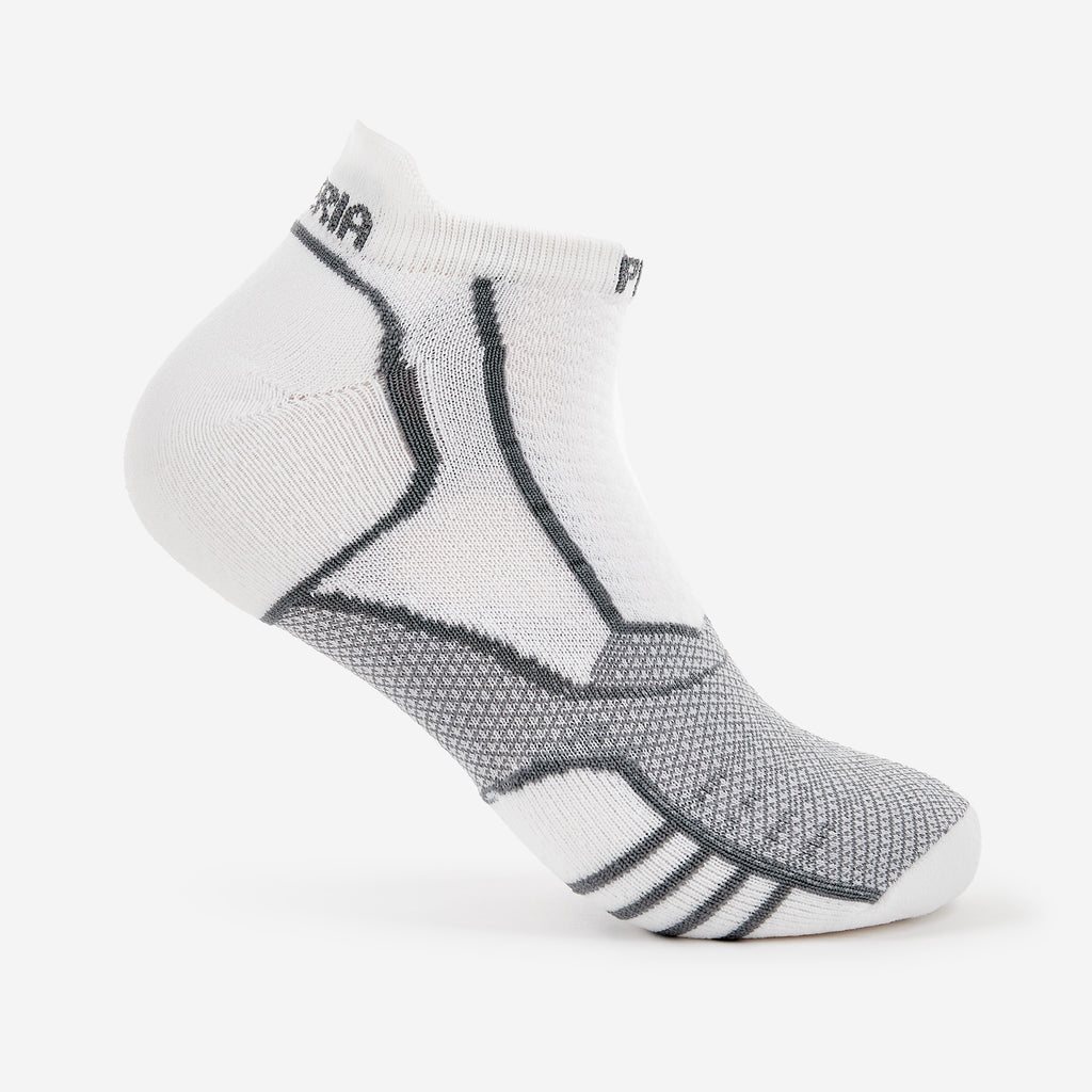 Thorlo Experia PROLITE Ultra-Light Cushion No-Show Tab Rocket Grip Socks | #color_Grey