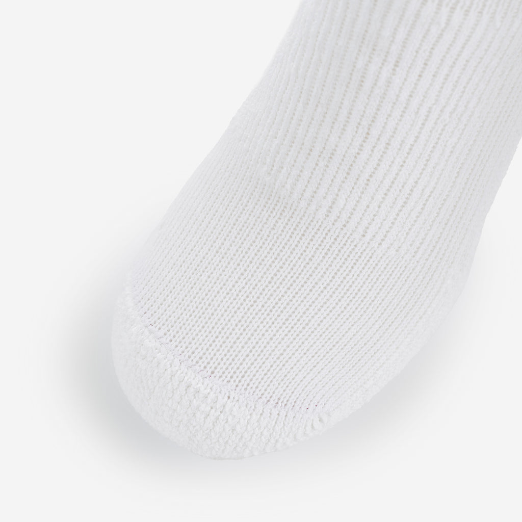 Thorlo Men's Moderate Cushion Crew Fitness Socks | #color_white